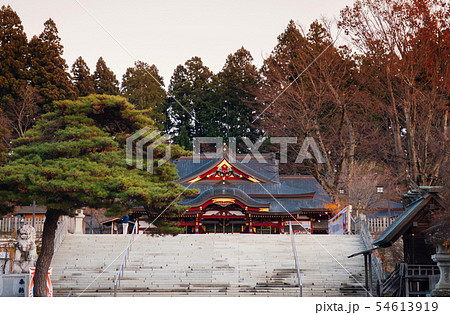 Morioka Hachimangu Shrine main hall entrance in 54613919
