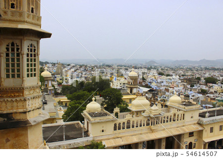 Cityscape, City Palace, Udaipur, Rajasthan, India 54614507