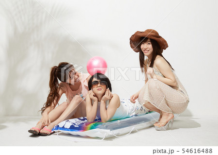 サマーリゾート 夏 女の子 モデル ポートレート サマーリゾート 夏 女の子 モデル ポートレート 54616488
