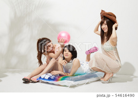サマーリゾート 夏 女の子 モデル ポートレート サマーリゾート 夏 女の子 モデル ポートレート 54616490