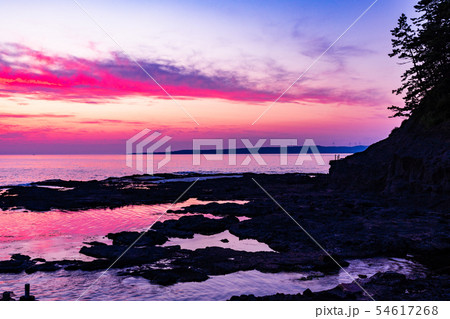 (石川県)能登金剛の夕陽 (石川県)能登金剛の夕陽 54617268