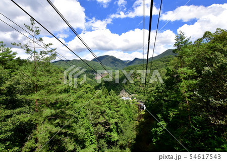 昇仙峡ロープウエイと山頂景色 昇仙峡ロープウエイと山頂景色 54617543