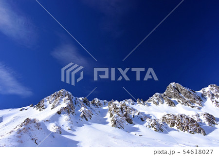 千畳敷カールの雪渓 54618027