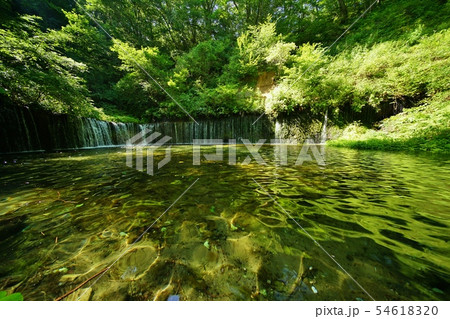 軽井沢白糸の滝 54618320