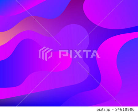 Abstract background with color fluid shapes 54618986
