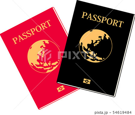 パスポート 旅行 イラストのイラスト素材