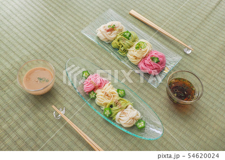そうめん　japanese summer thin noodles (somen)  54620024