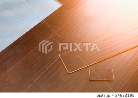 Newly Installed Brown Laminate Flooring 54623199