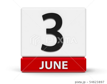 Cubes calendar 3rd June Cubes calendar 3rd June 54623897