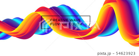 Color flow background. Liquid rainbow colored wavy Color flow background. Liquid rainbow colored wavy 54623923