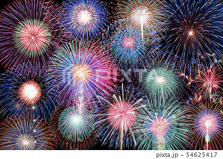 【期間限定発売‼︎】花火大会イメージ。メガ盛り花火素材。 【期間限定発売‼︎】花火大会イメージ。メガ盛り花火素材。 54625417