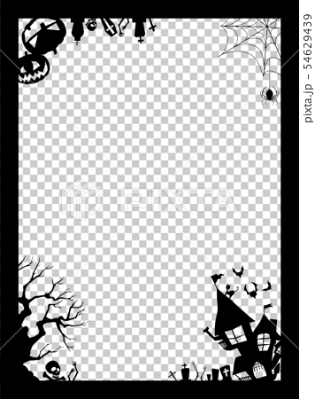 Background Halloween Frame Stock Illustration