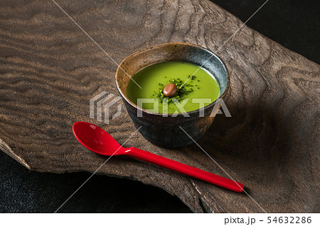 抹茶プリン homemade green tea pudding from Japan 抹茶プリン homemade green tea pudding from Japan 54632286