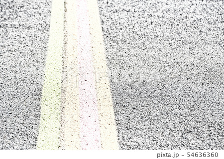 the line in the asphalt of an airport floor 54636360