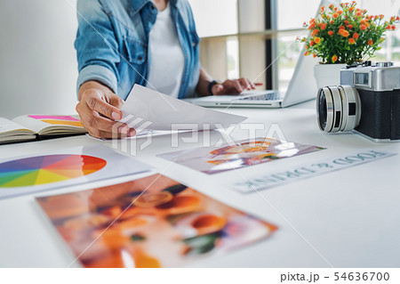 Asian advertising designer creative start-up team 54636700
