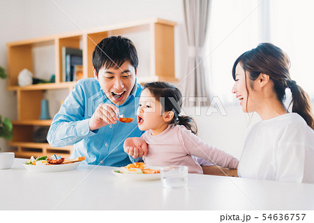 ファミリー　若い家族 54636757