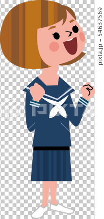 Girls student guts pose Girls student guts pose 54637569