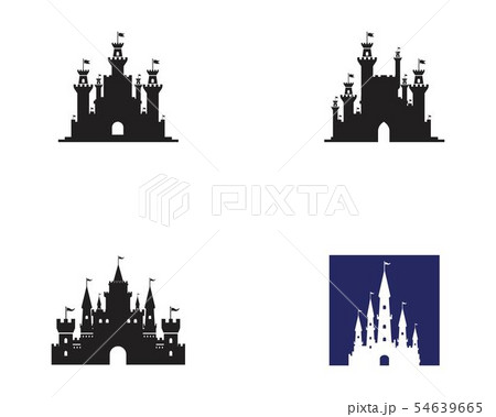 Castle vector illustration icon Castle vector illustration icon 54639665