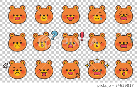 熊的面部表情 熊的面部表情 54639817