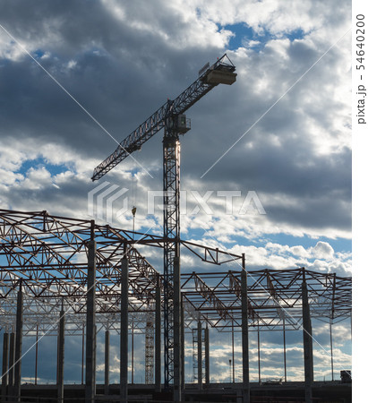 Building framework and tower crane 54640200