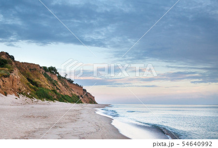 Cliffed coast of the Black Sea in Ukraine Cliffed coast of the Black Sea in Ukraine 54640992