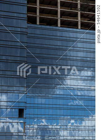 Office building construction. Mirror windows. Office building construction. Mirror windows. 54641502