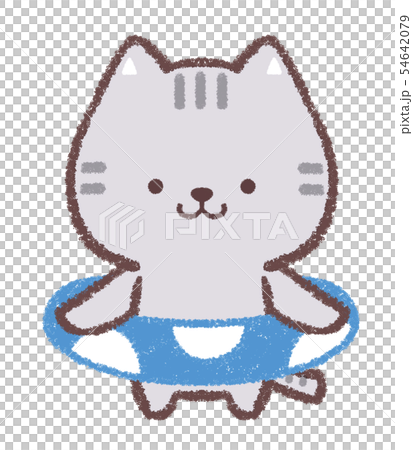 Cat float ring - Stock Illustration [54642079] - PIXTA