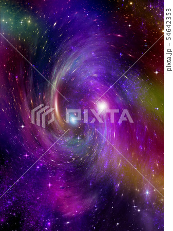 galaxy in a free space. 3D rendering galaxy in a free space. 3D rendering 54642353