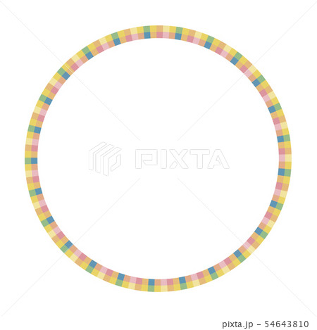 Round frame vector vintage pattern design 54643810