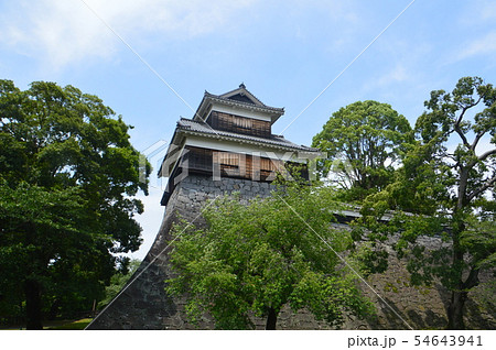 熊本城の「未申櫓(ひつじさるやぐら)」(熊本県熊本市中央区) 熊本城の「未申櫓(ひつじさるやぐら)」(熊本県熊本市中央区) 54643941