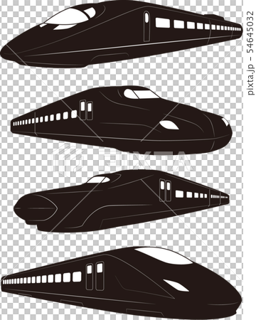 新幹線的輪廓 插圖素材 圖庫