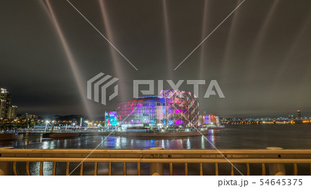 潜水橋 セビトぷかぷか島 夜景 54645375