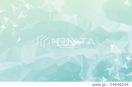 Abstract Blue Polygonal Space Background with 54646204