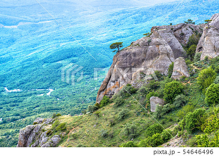 Landscape of Crimea in summer, Russia Landscape of Crimea in summer, Russia 54646496