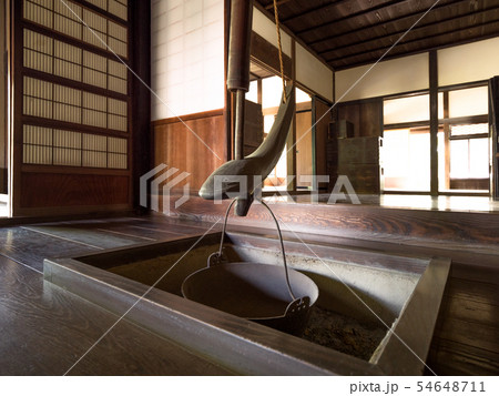 古民家の囲炉裏 54648711