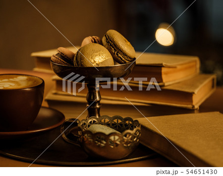 A classic French dessert macaron A classic French dessert macaron 54651430