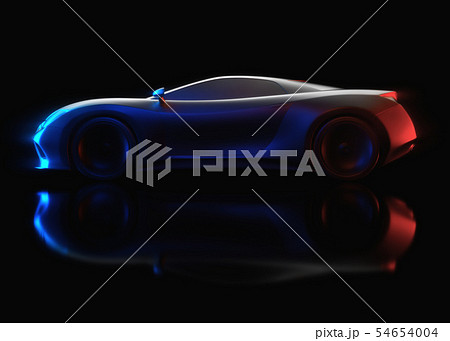 Aerodynamic Prototype Sports Car Concept 54654004