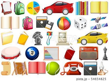 Set of different objects 54654825