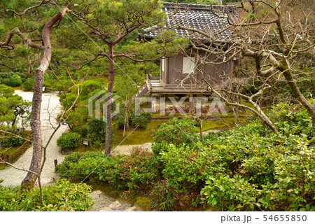 冬の大河内山荘の風景 54655850
