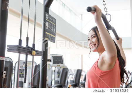 フィットネスジム　スポーツジム　ハイプーリー　ハイプリ　ラットプルダウン 54658585