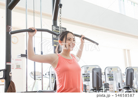 フィットネスジム　スポーツジム　ハイプーリー　ハイプリ　ラットプルダウン 54658587