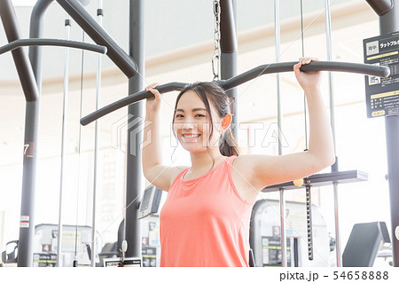 フィットネスジム　スポーツジム　ハイプーリー　ハイプリ　ラットプルダウン 54658888