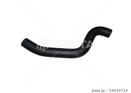 Car rubber intake radiator hose isolated on white Car rubber intake radiator hose isolated on white 54659714