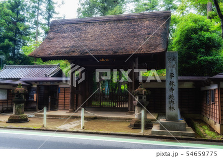 埼玉　初夏の平林寺（総門） 54659775