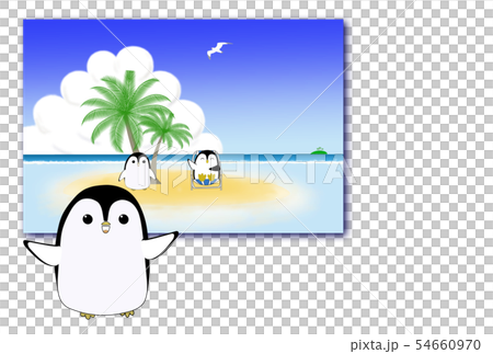 Summer pattern Summer greeting card 54660970