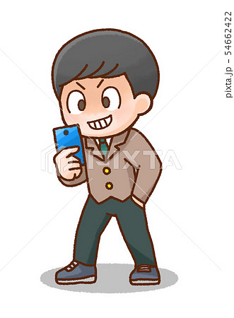 男子学生のイラスト 54662422