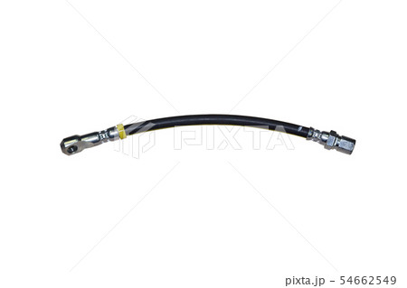 Brake hose for a car on a white background Brake hose for a car on a white background 54662549
