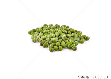 Mung beans isolated on white background Mung beans isolated on white background 54662681