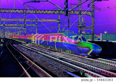 E5 Shinkansen Image Hayabusa Image Stock Illustration