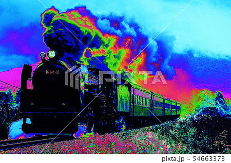 C62型 蒸気機関車 絵画 写真 壁掛 SL鉄道グッズ - コレクション